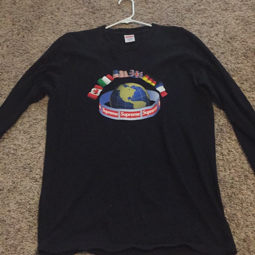 Supreme World Wide Long Sleeve T Shirt